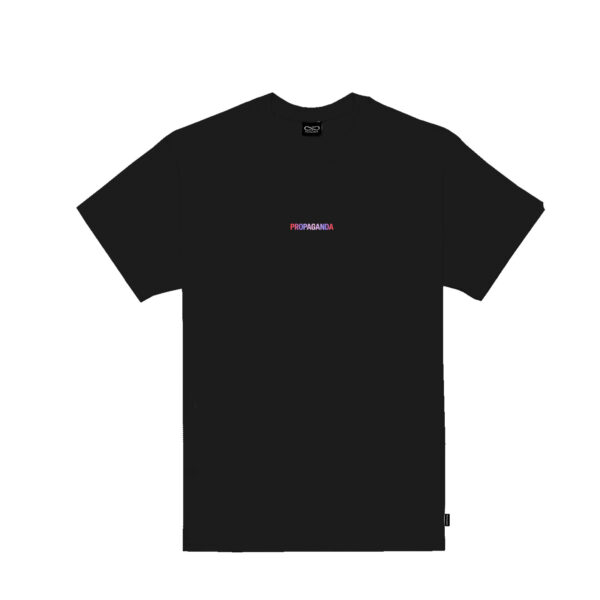 Propaganda Ribs Gradient Tee – Black Vendita