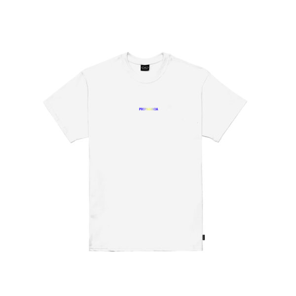 Propaganda Ribs Gradient Tee – White Pezzi Unici