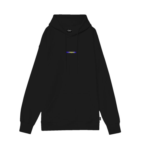 Propaganda Ribs Gradient Hoodie – Black Soddisfazione Garantita