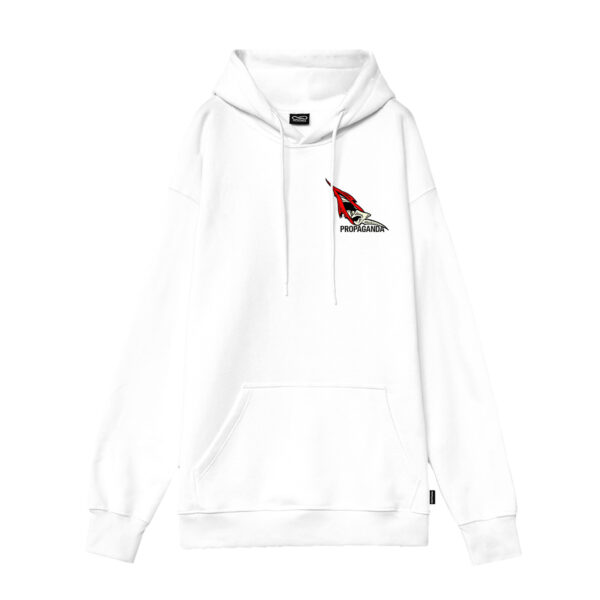 Propaganda Ribs Scrub Hoodie – White Qualità Garantita