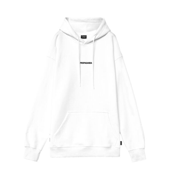 Propaganda Ribs Waves Hoodie – White Sottocosto