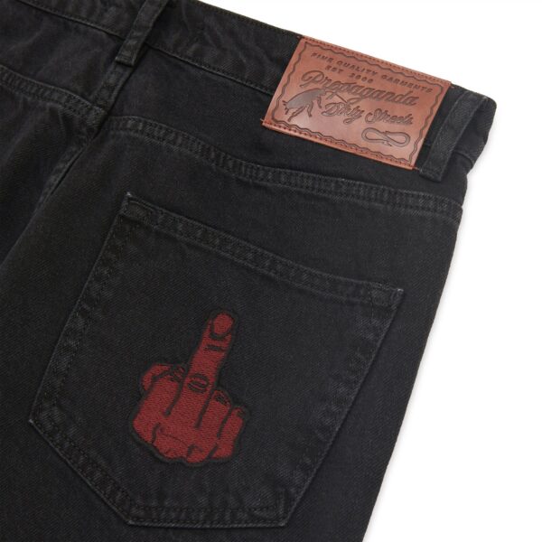 Propaganda Denim Baseball Pants – Black Sottocosto