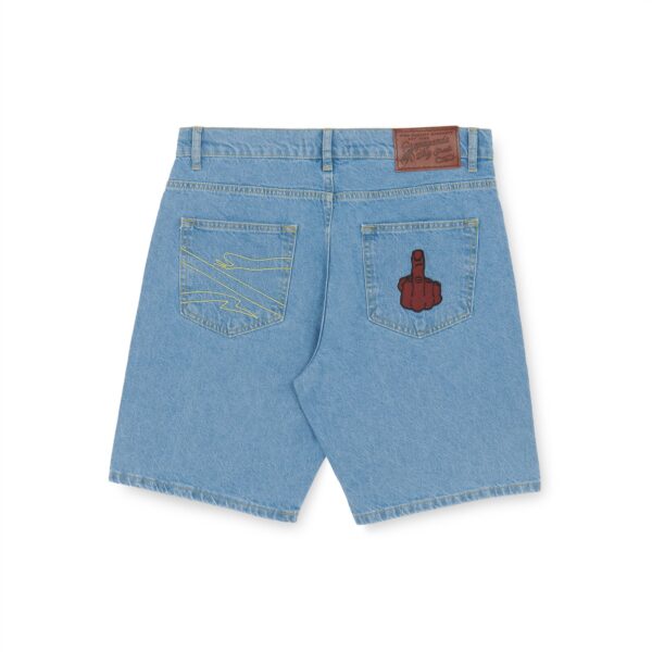 Propaganda Denim Baseball Shorts – Blue Convenienza