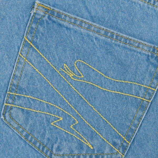 Propaganda Denim Baseball Shorts – Blue Convenienza