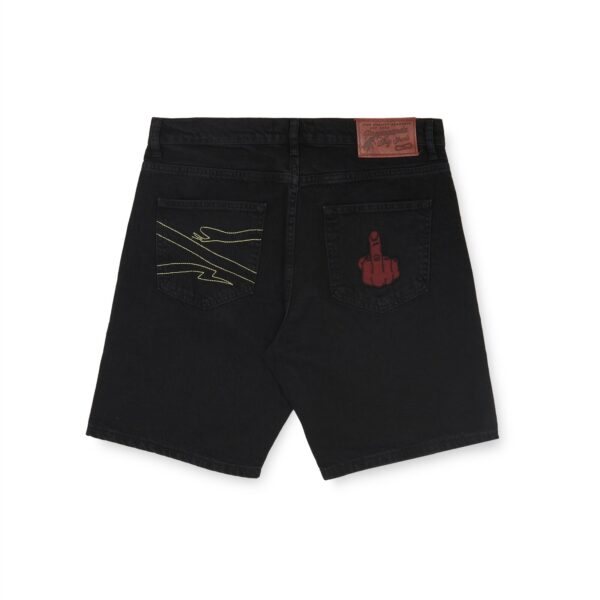 Propaganda Denim Baseball Shorts – Black Novità