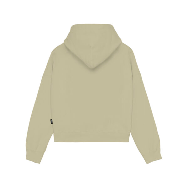 Propaganda Logo Embrodery Woman Crop Top Hoodie – Gravel Italy