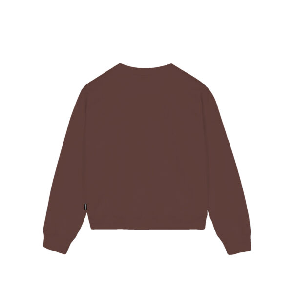 Propaganda Logo Embrodery Woman Crewneck – Mink Offerta