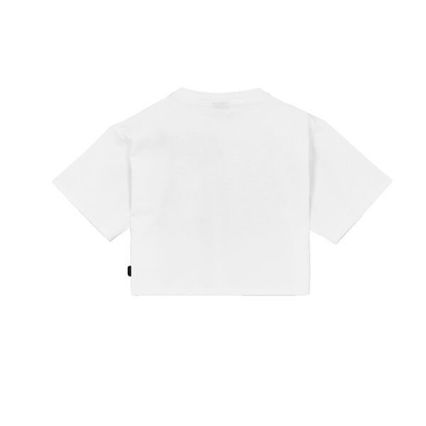 Propaganda Logo Embrodery Woman Crop Top Tee – White Qualità