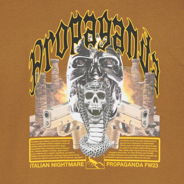 Propaganda Saudi Hoodie – Brown Negozio