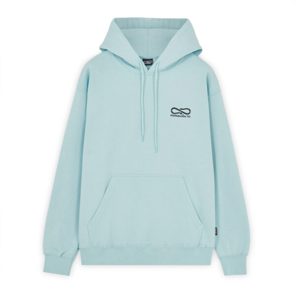 Propaganda Novanta Hoodie – Sky Blue Vendita