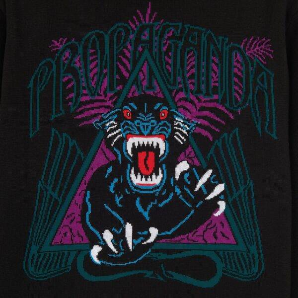 Propaganda Panther Sweater – Black In Vendita