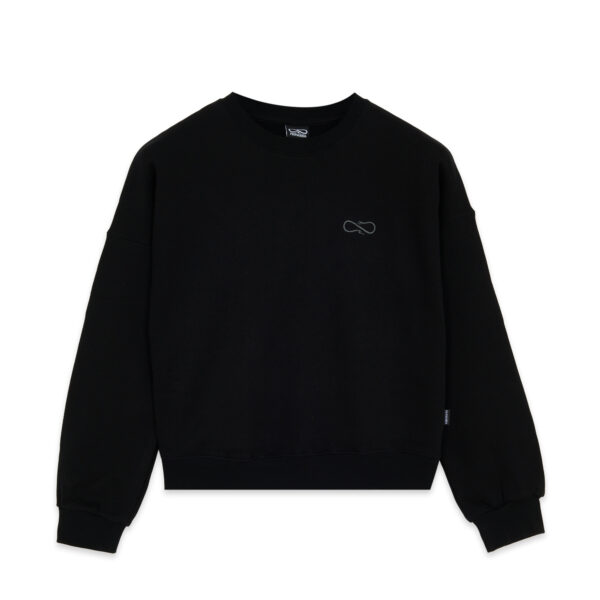 Propaganda Logo Woman Crewneck – Black Fino Al -60%