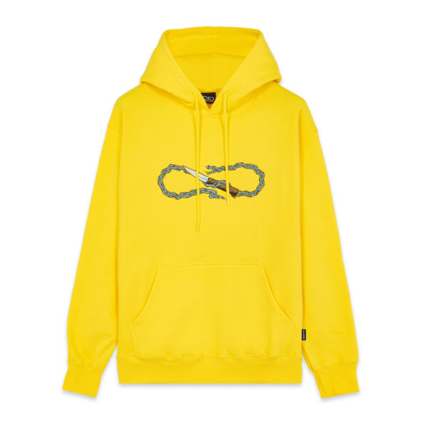 Propaganda Logo Chain Hoodie – Yellow Prezzo Ridotto