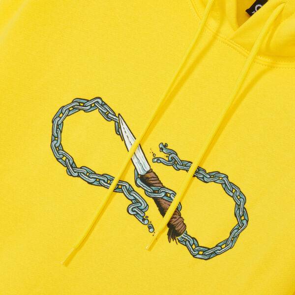 Propaganda Logo Chain Hoodie – Yellow Prezzo Ridotto