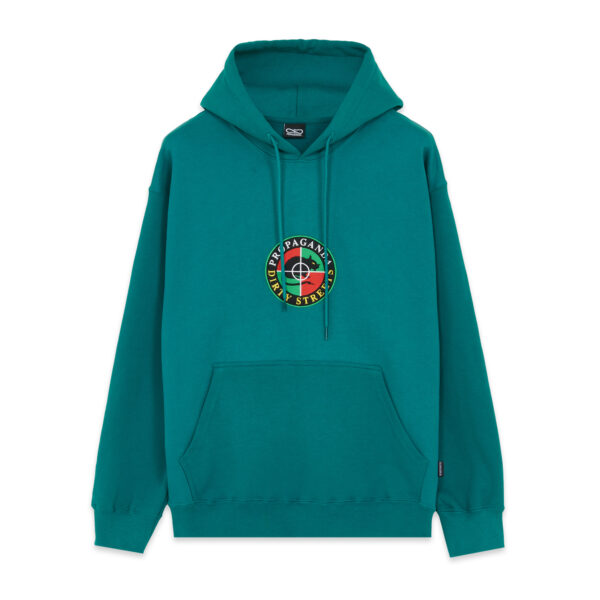 Propaganda Shield Hoodie – Petrol Offerta