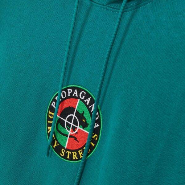 Propaganda Shield Hoodie – Petrol Offerta