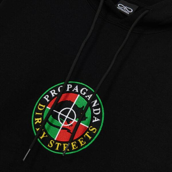 Propaganda Shield Hoodie – Black Economico