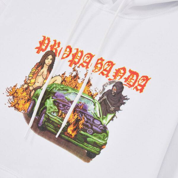 Propaganda Bonus Hoodie – White Outlet