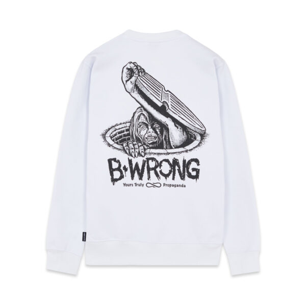 Propaganda Bwrong Crewneck – White In Vendita