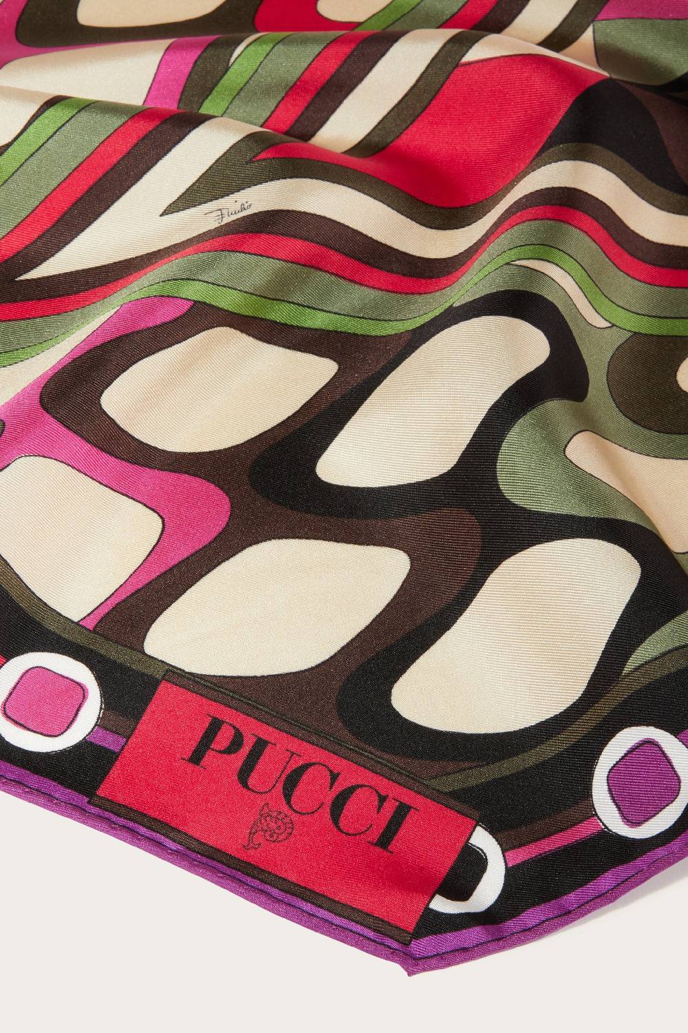 Pucci Foulard in seta con stampa Vivara Convenienza