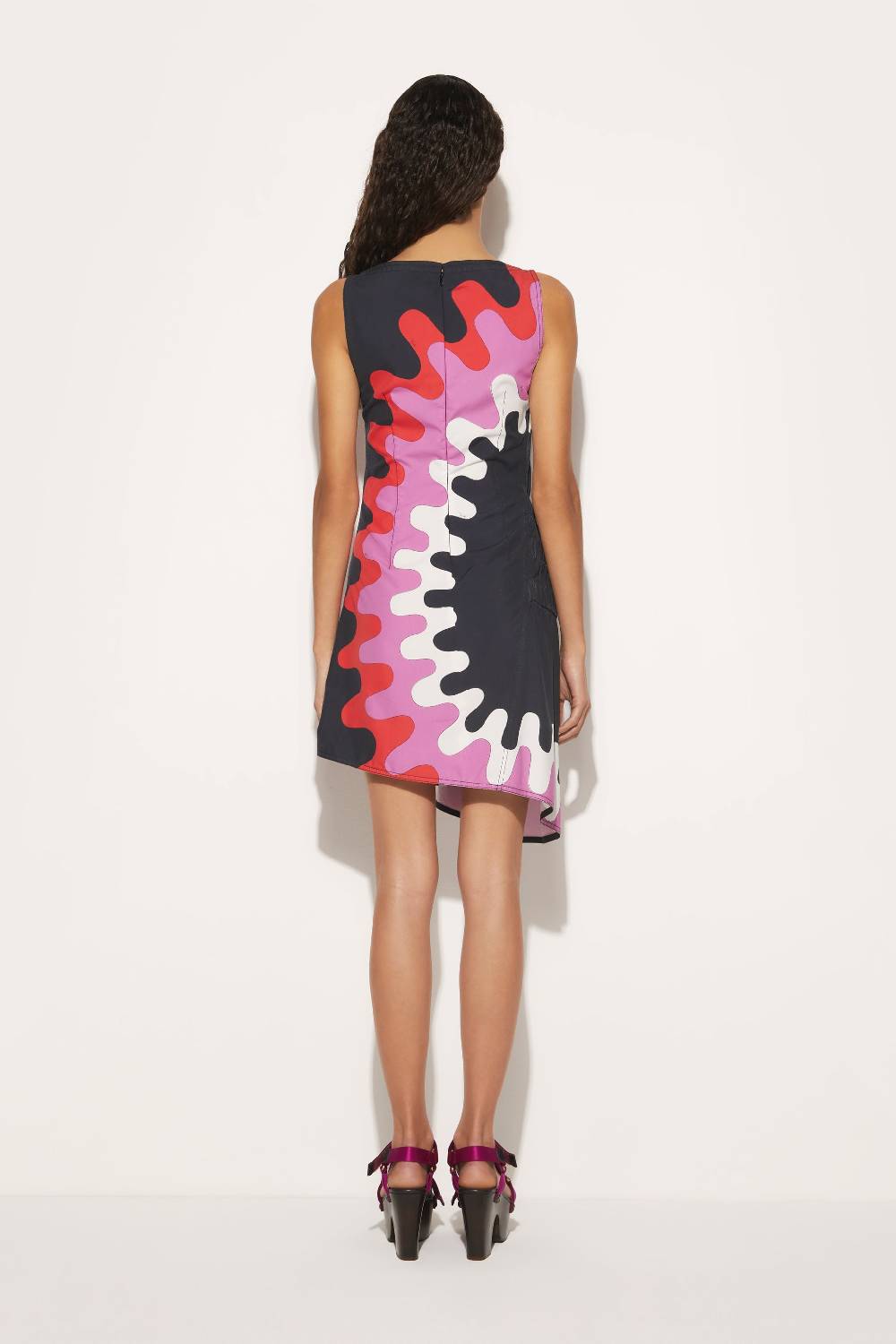 Pucci Mini abito con arricciature e stampa Bersaglio Vendita calda