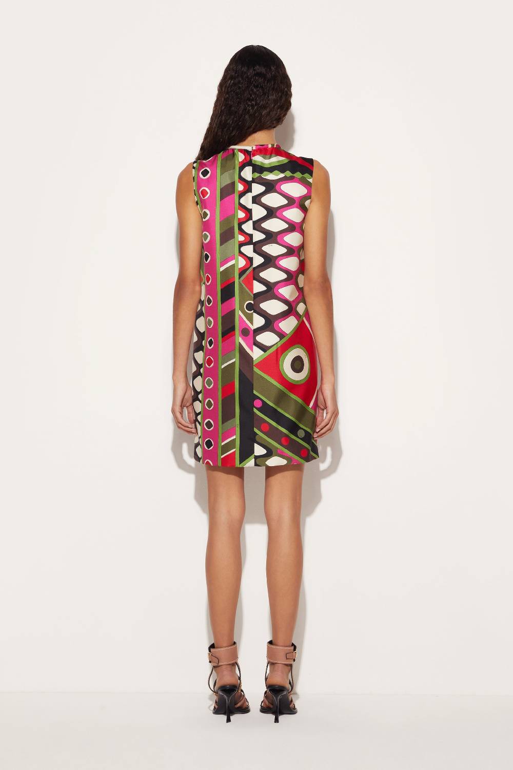 Pucci Mini abito in seta con stampa Vivara Outlet
