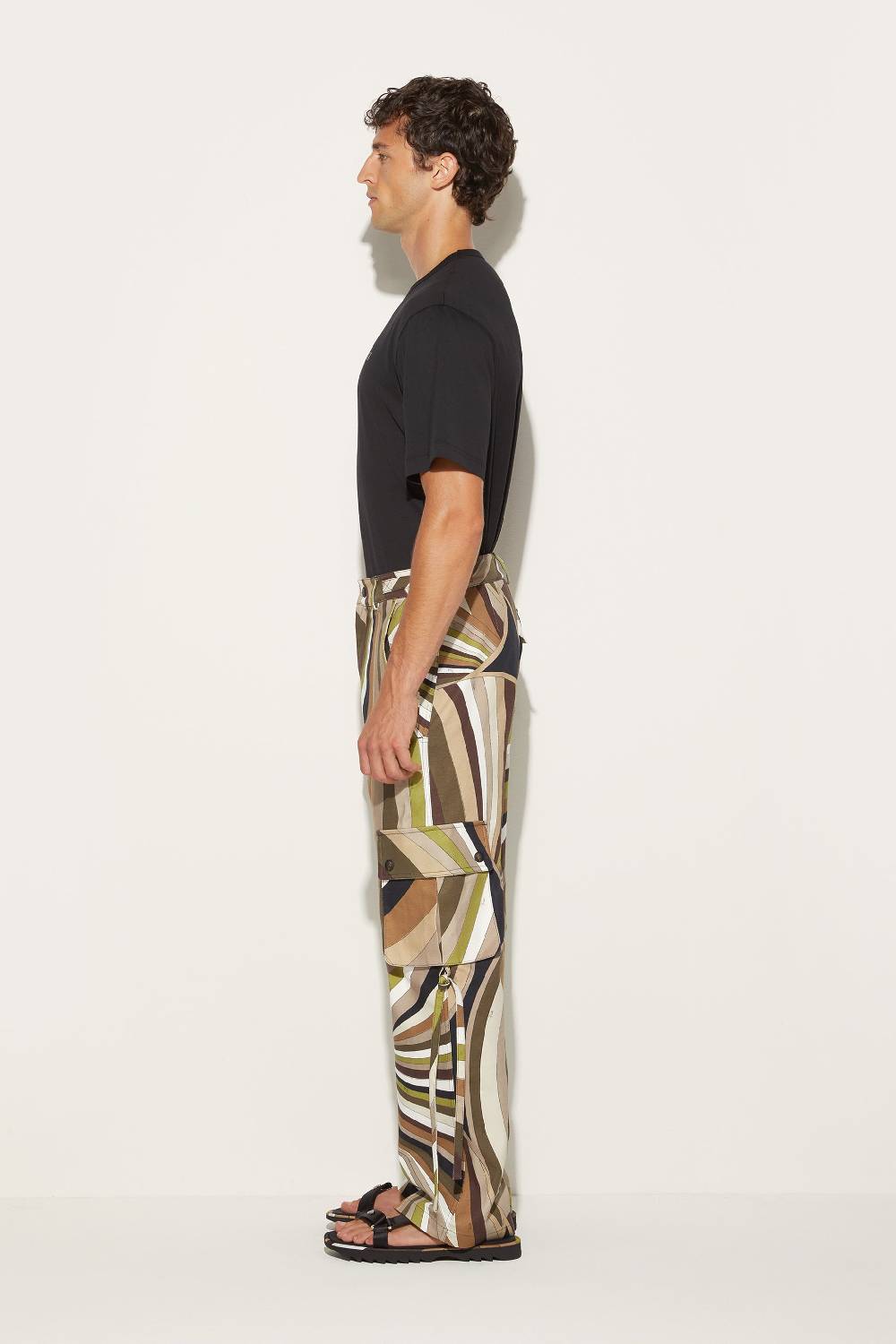 Pucci Pantaloni cargo con stampa Iride Saldi