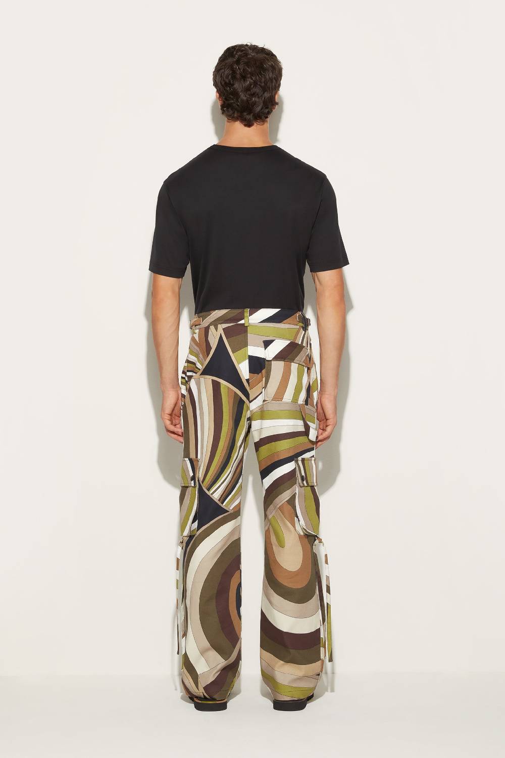 Pucci Pantaloni cargo con stampa Iride Saldi