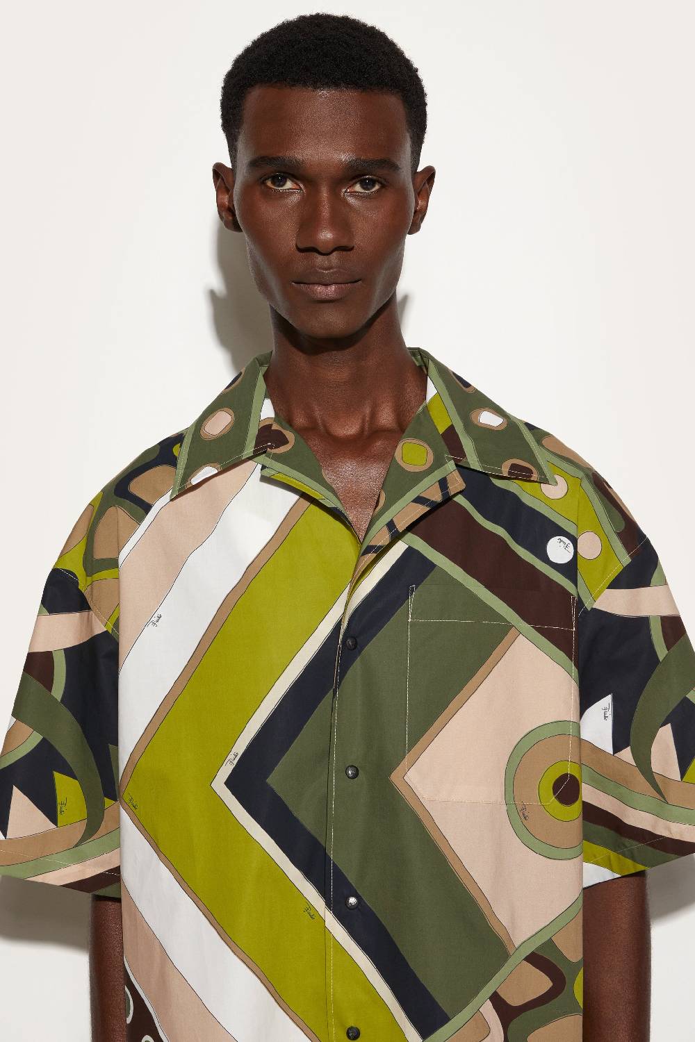 Pucci Camicia da bowling con stampa Vivara Offerte