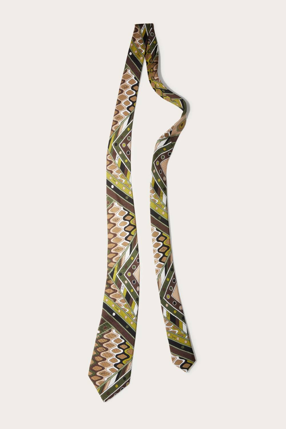 Pucci Cravatta in seta con stampa Vivara