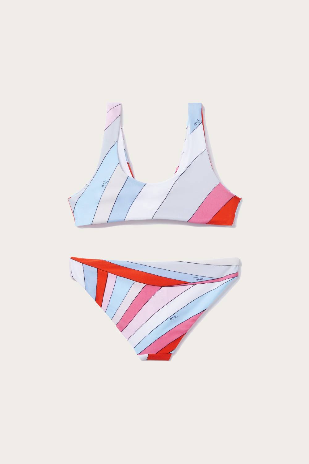 Pucci Bikini con stampa Iride Italia