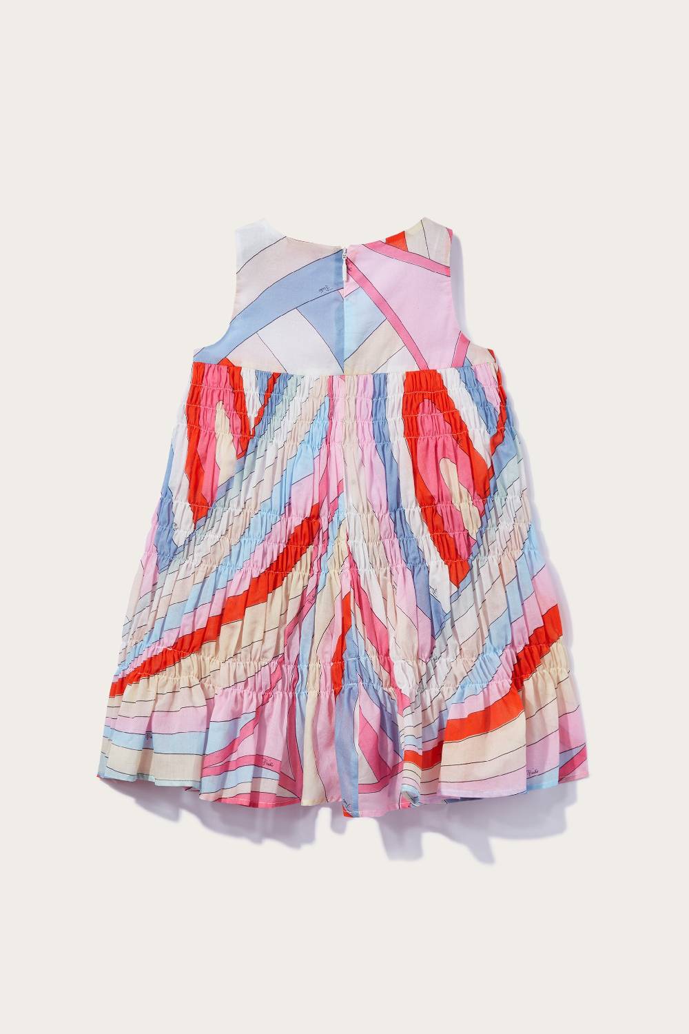 Pucci Abito a punto smock con stampa Iride 2025