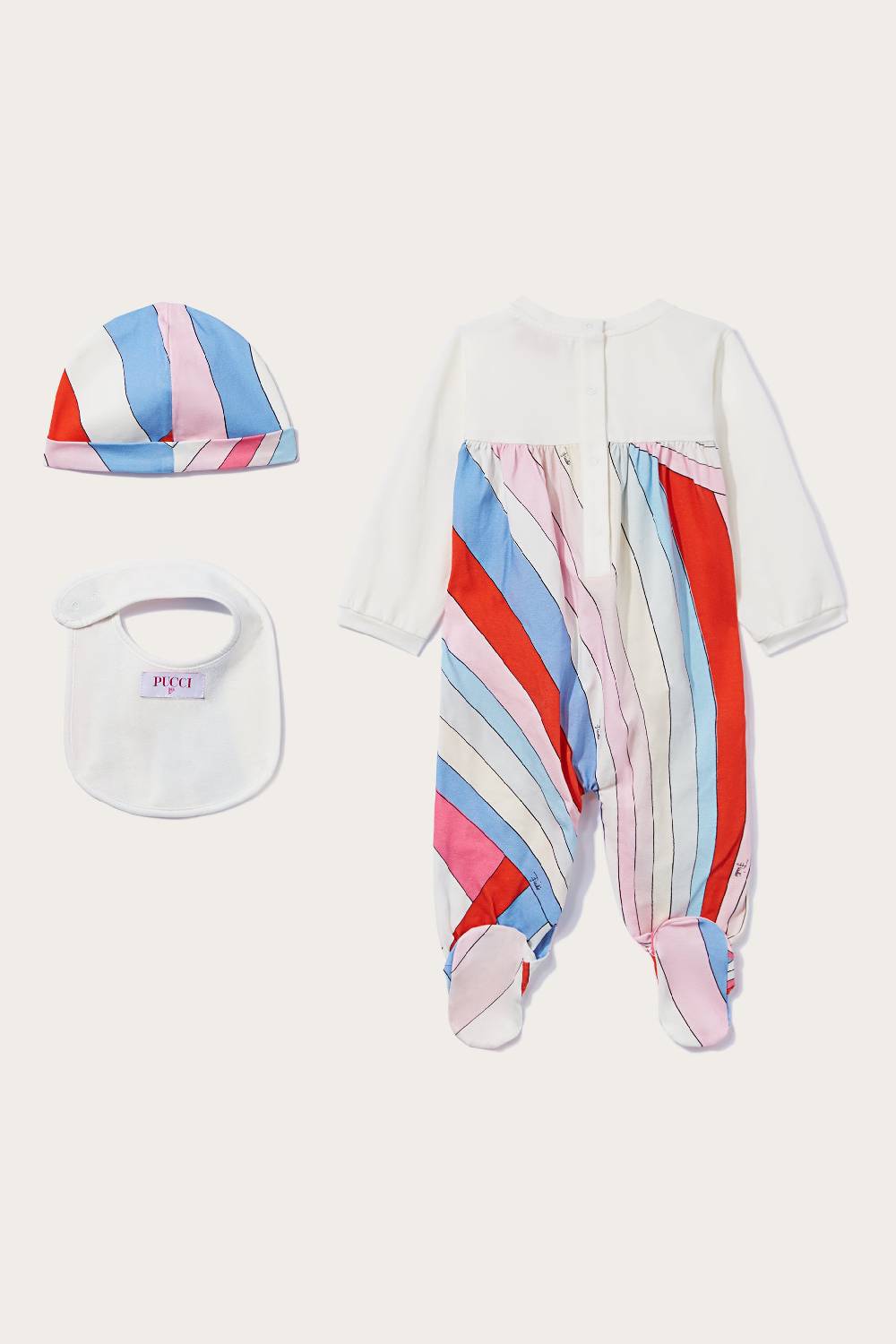 Pucci Completo neonato con stampa Iride Promozione