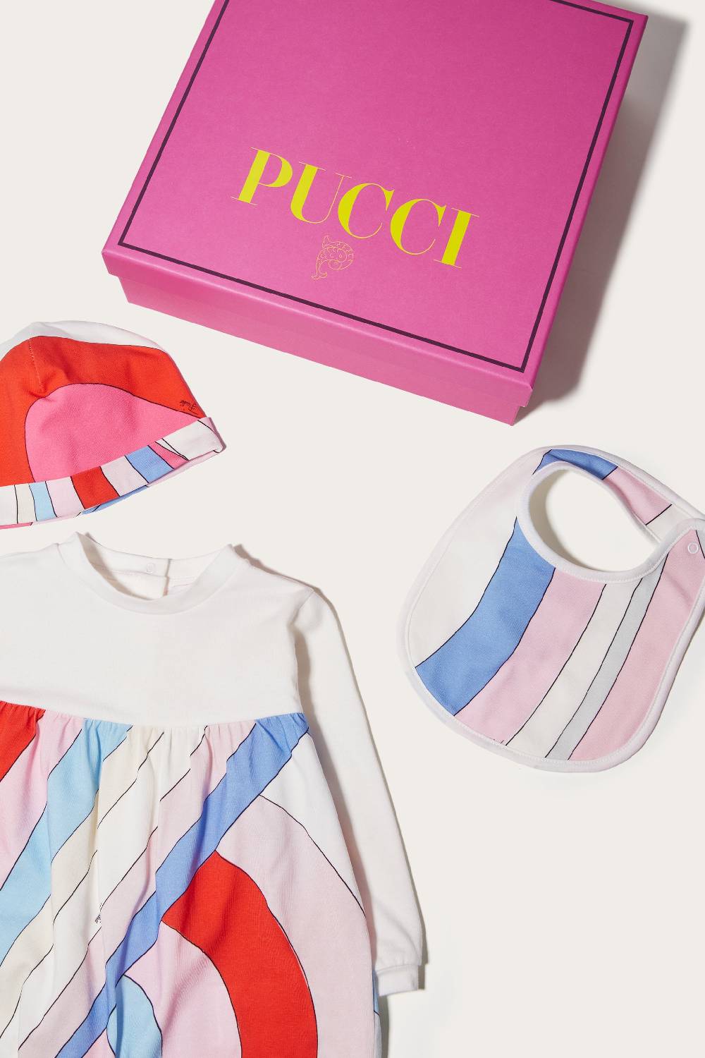 Pucci Completo neonato con stampa Iride Promozione