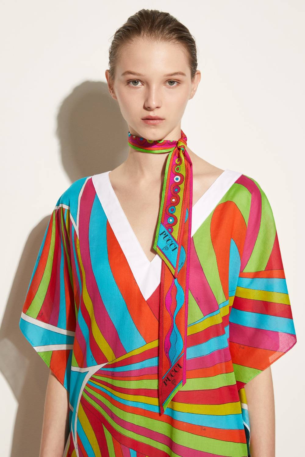 Pucci Foulard in seta con stampa Iride Qualità Garantita