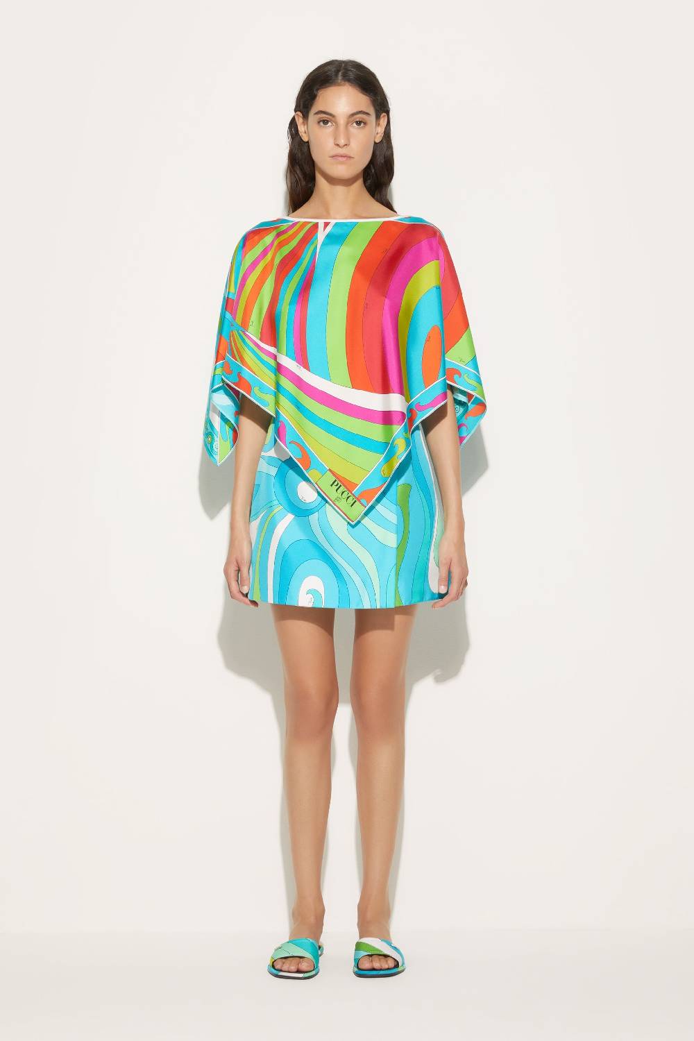 Pucci Top in seta con stampa Iride Negozi Online