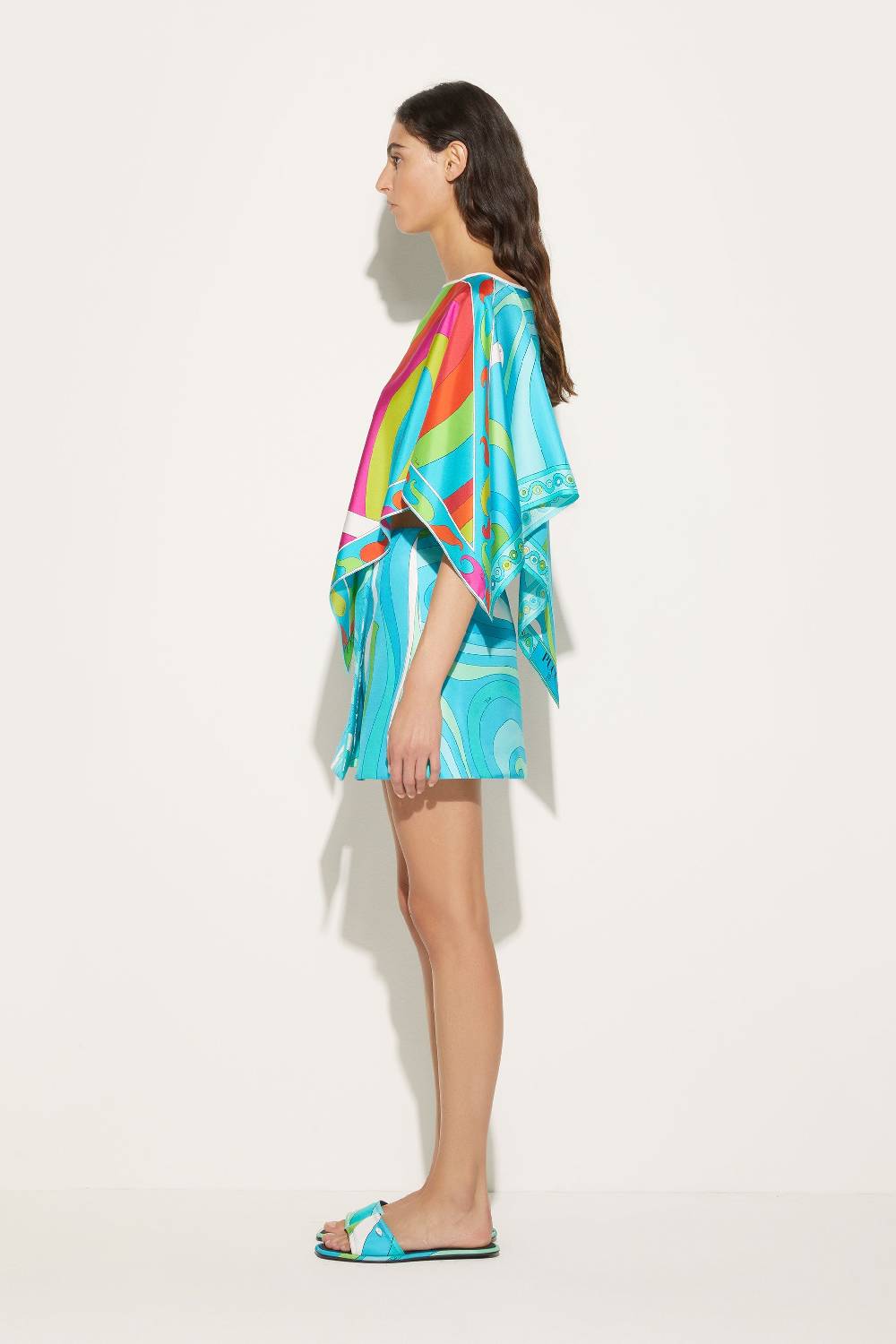 Pucci Top in seta con stampa Iride Negozi Online
