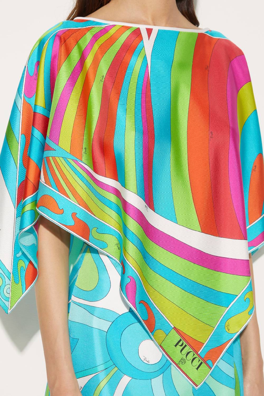 Pucci Top in seta con stampa Iride Negozi Online