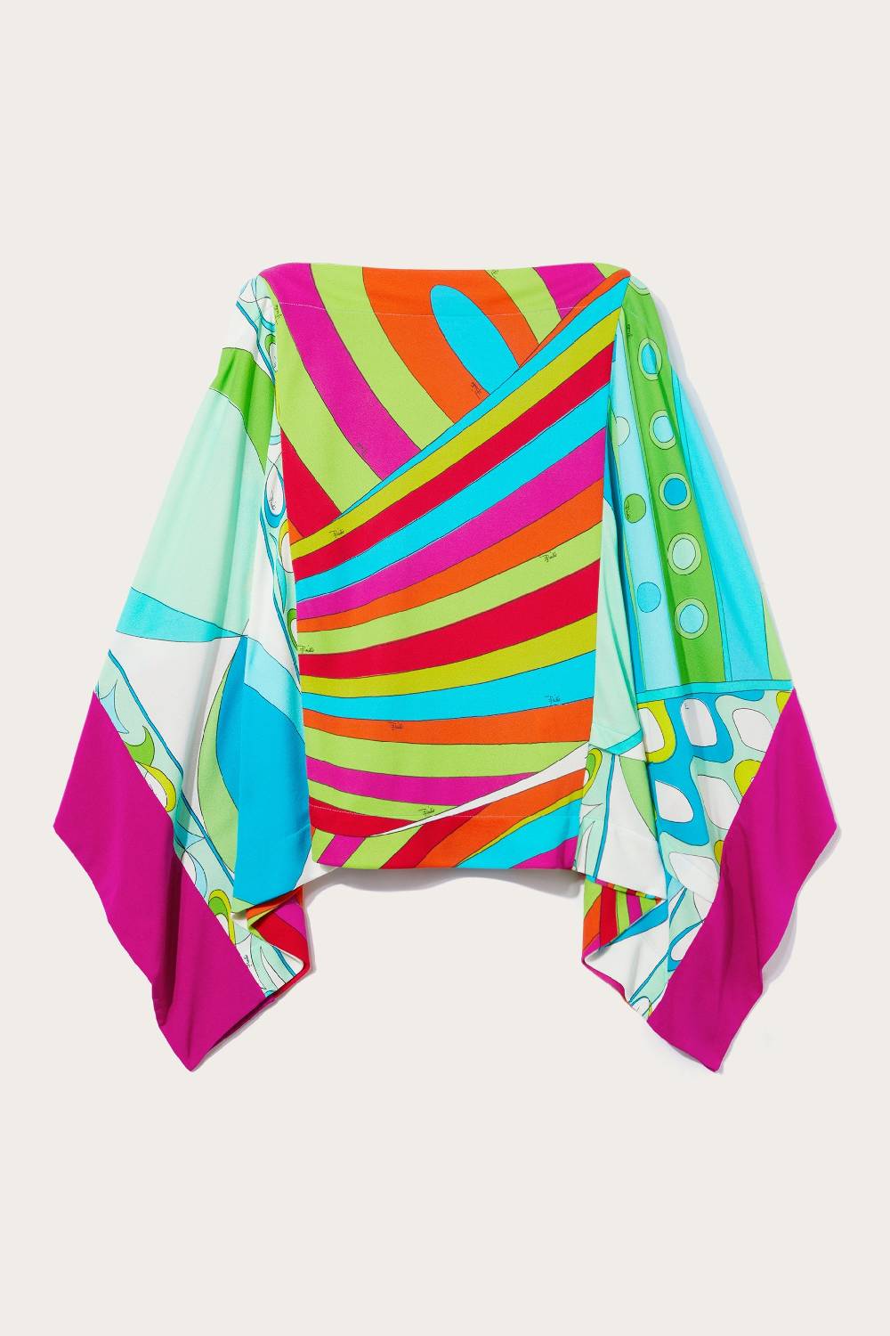 Pucci Top kaftano con stampe patchwork Fino Al -60%