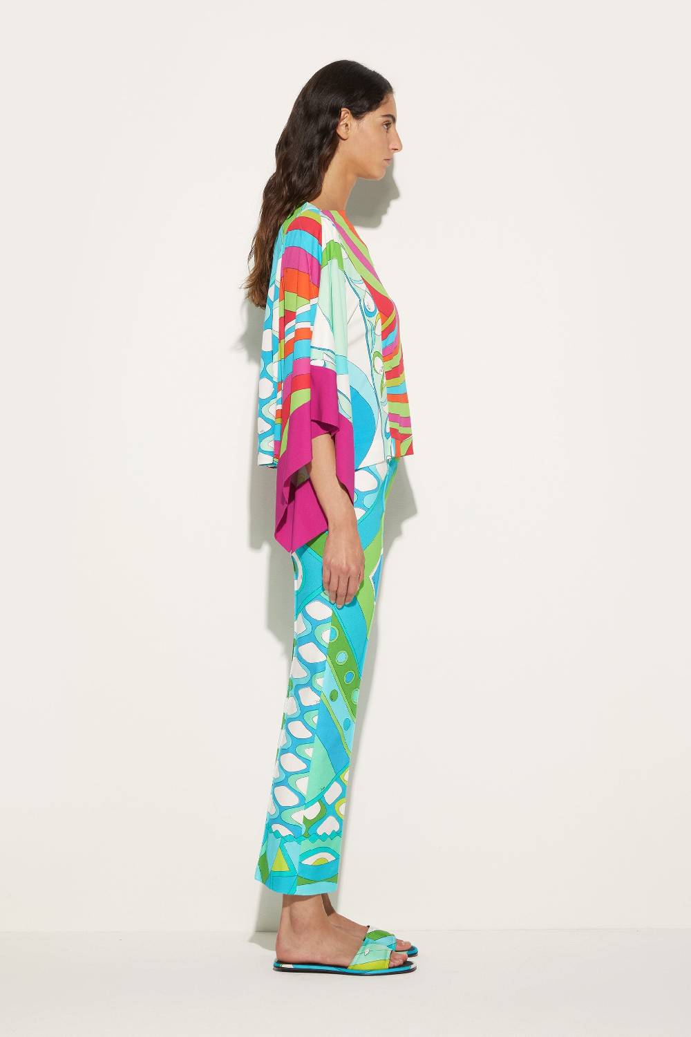 Pucci Top kaftano con stampe patchwork Fino Al -60%