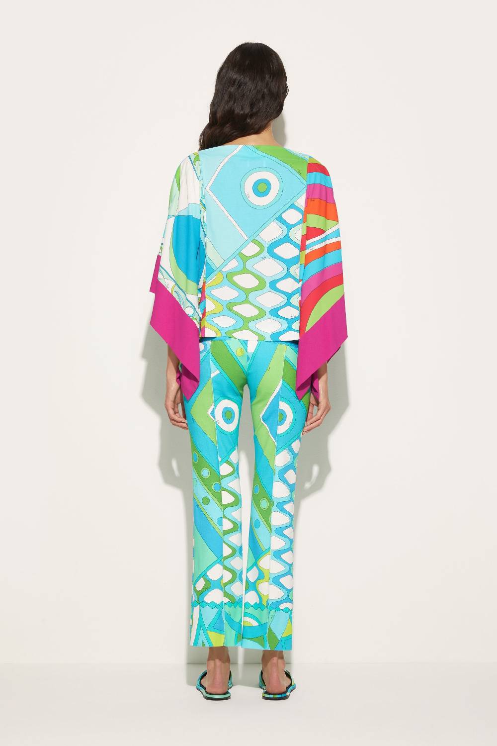 Pucci Top kaftano con stampe patchwork Fino Al -60%