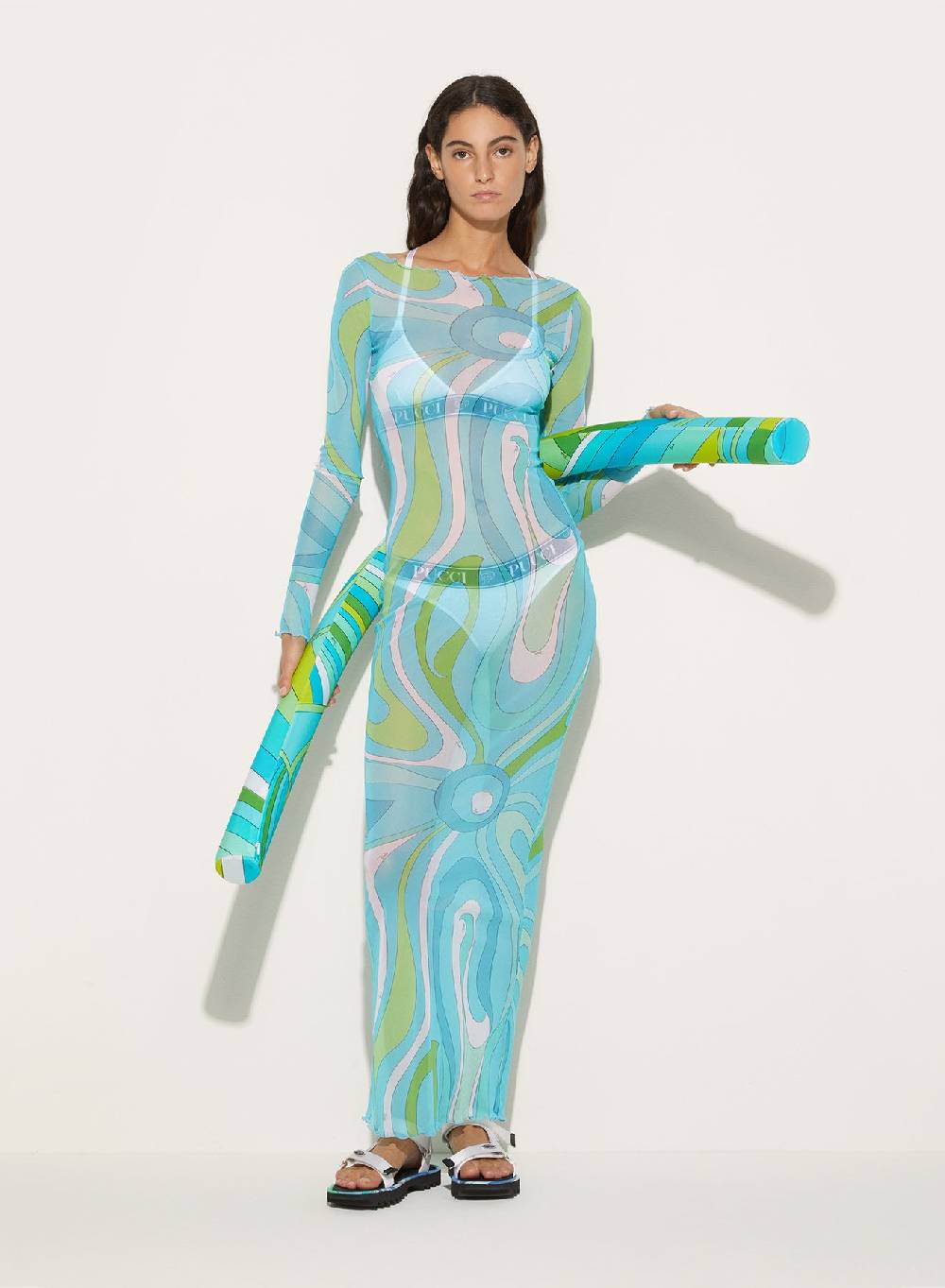 Pucci Galleggiante con stampa Iride Online