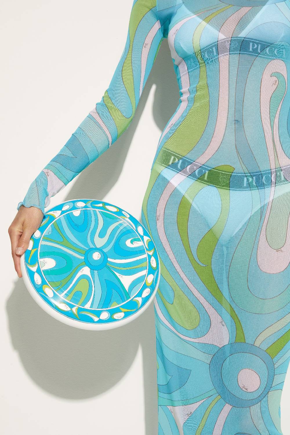Pucci Frisbee con stampa Marmo Outlet