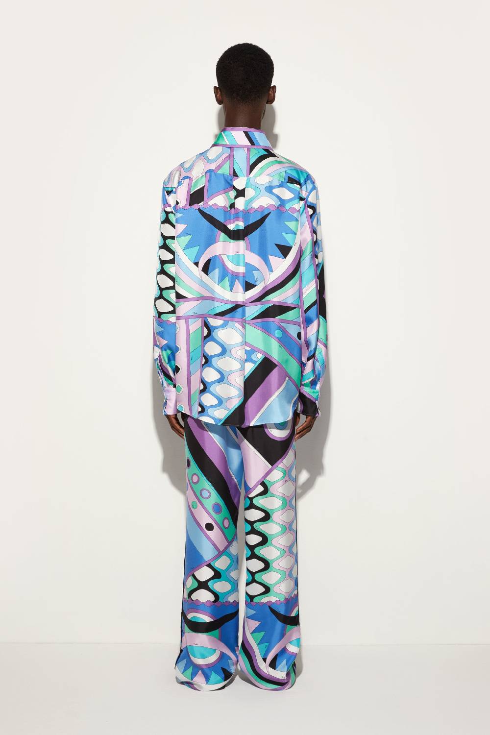 Pucci Camicia in seta con stampa Vivara Negozio