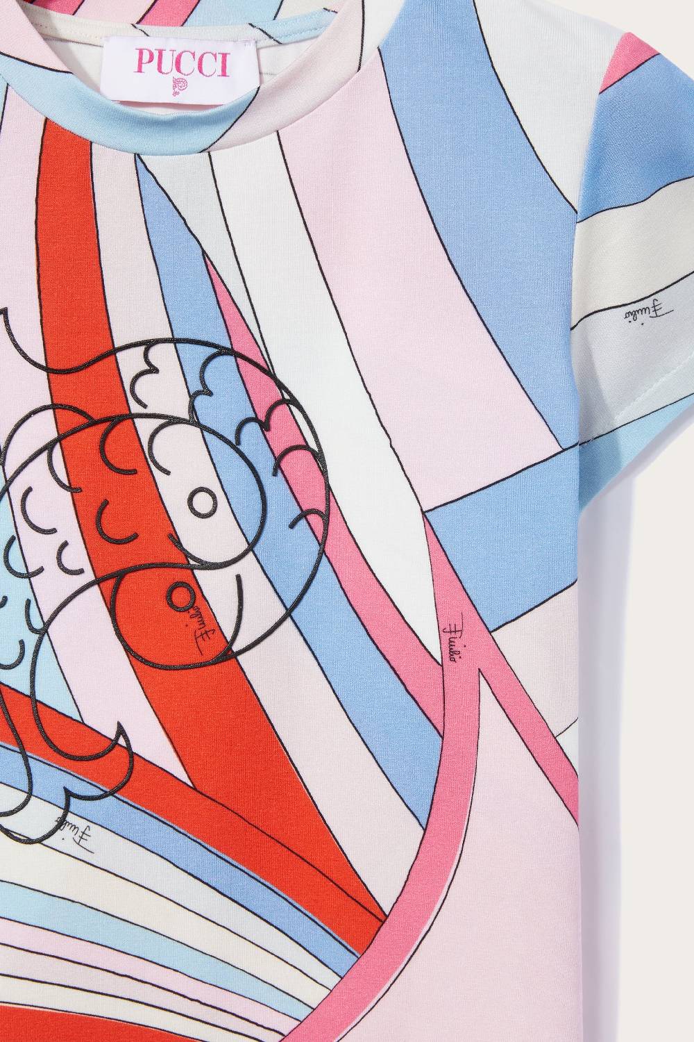 Pucci T-shirt con stampa Iride Shopping Online