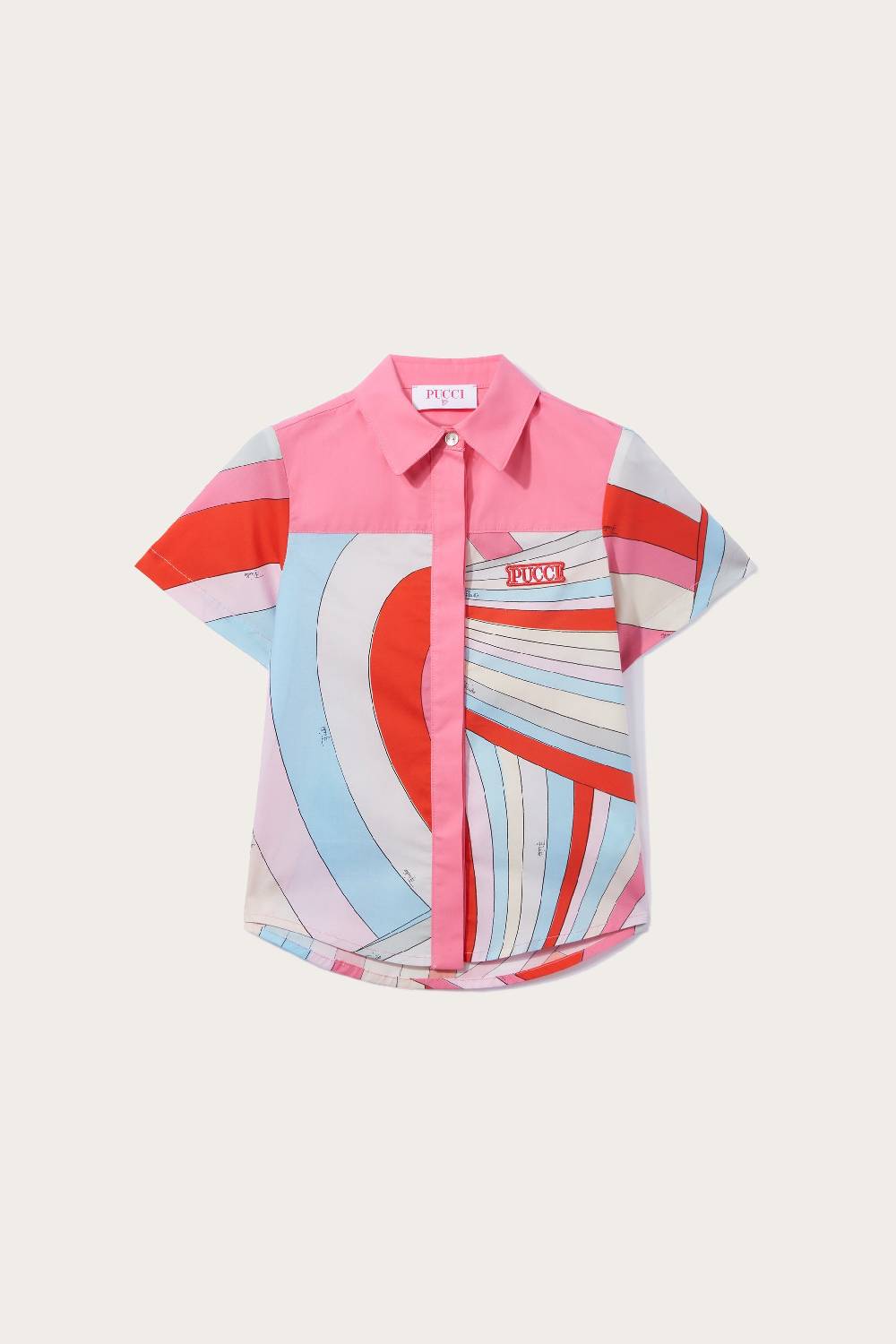 Pucci Camicia con stampa Iride Presa