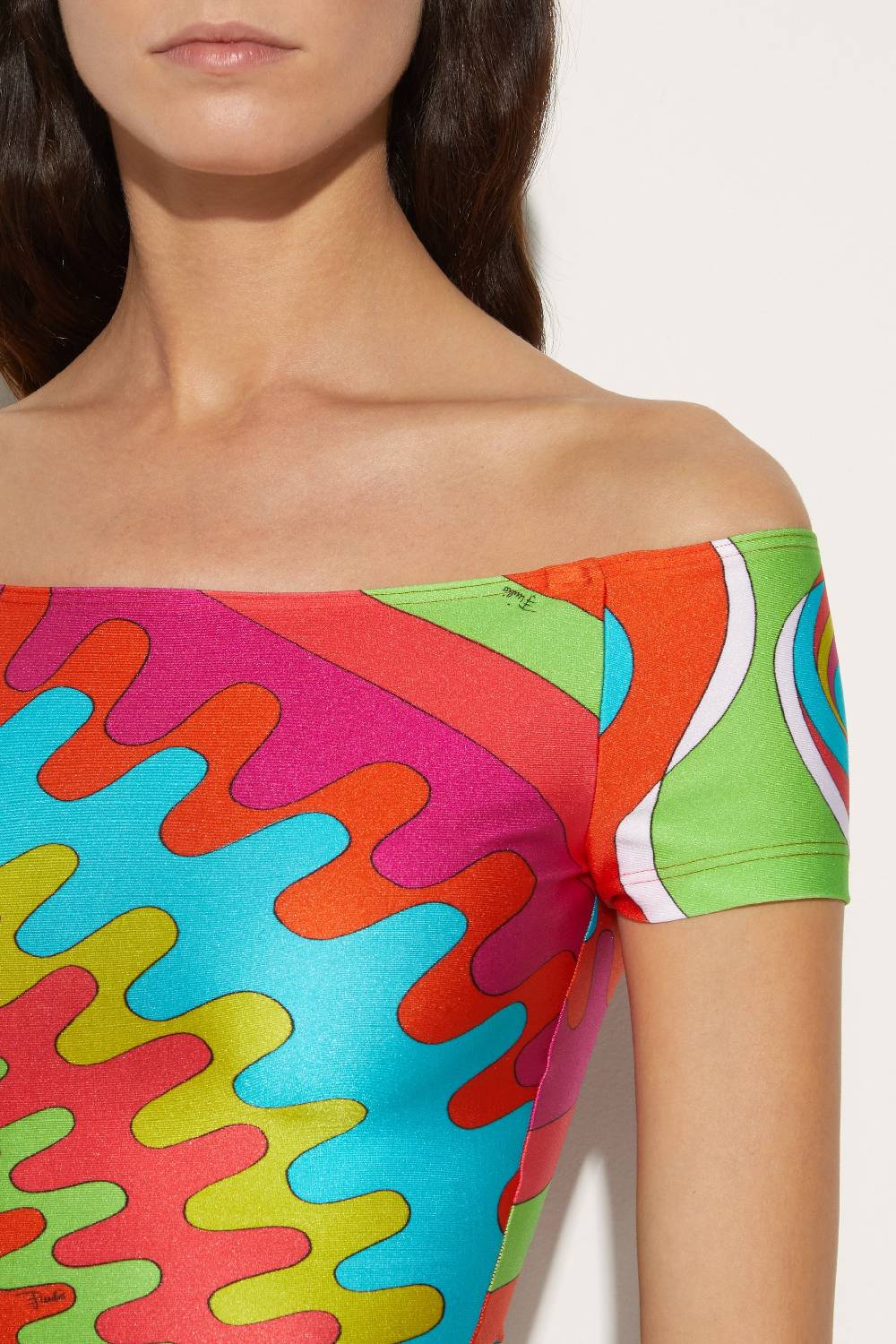 Pucci Top con stampa Bersaglio In Vendita