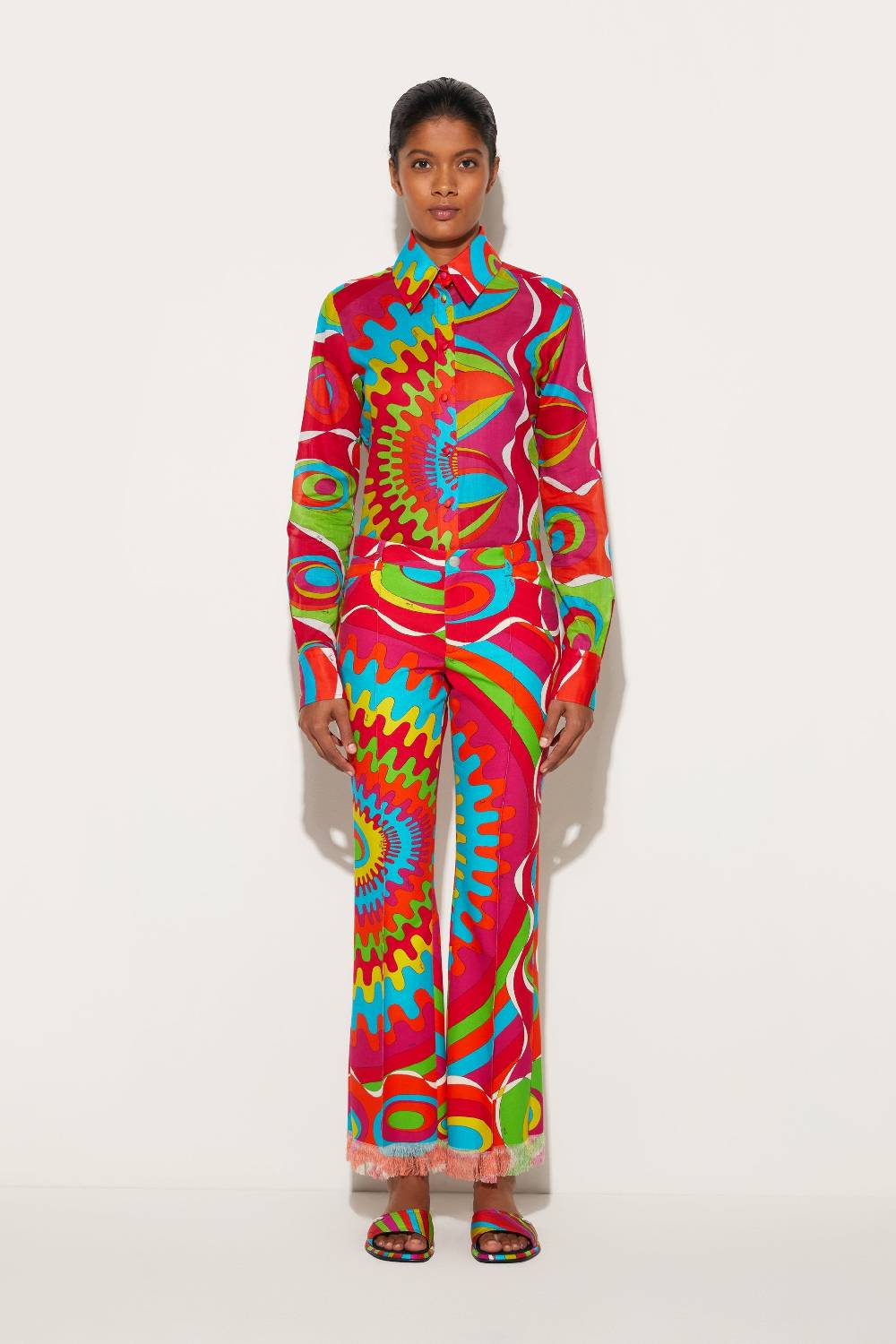 Pucci Pantaloni con stampa Bersaglio Saldi