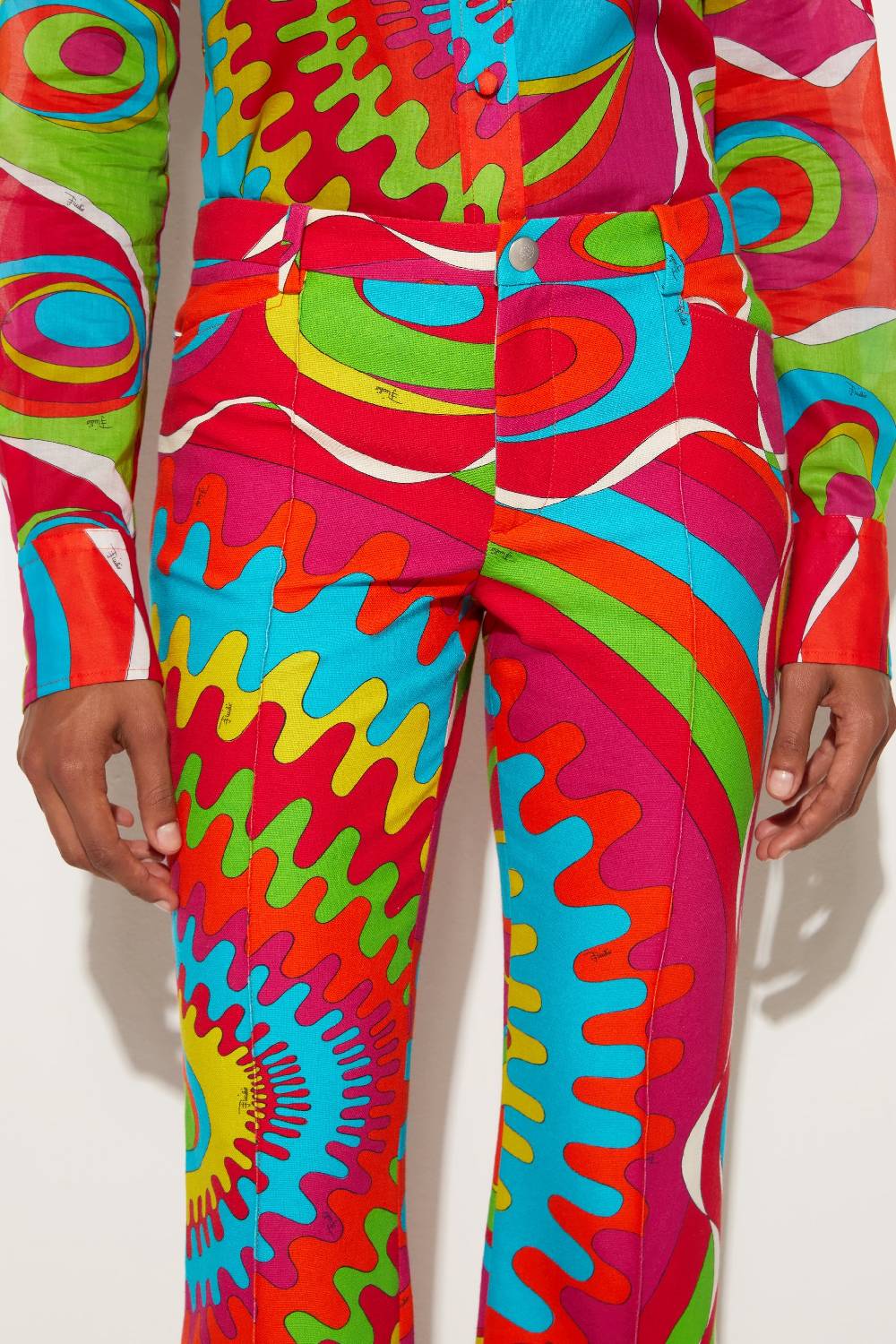 Pucci Pantaloni con stampa Bersaglio Saldi