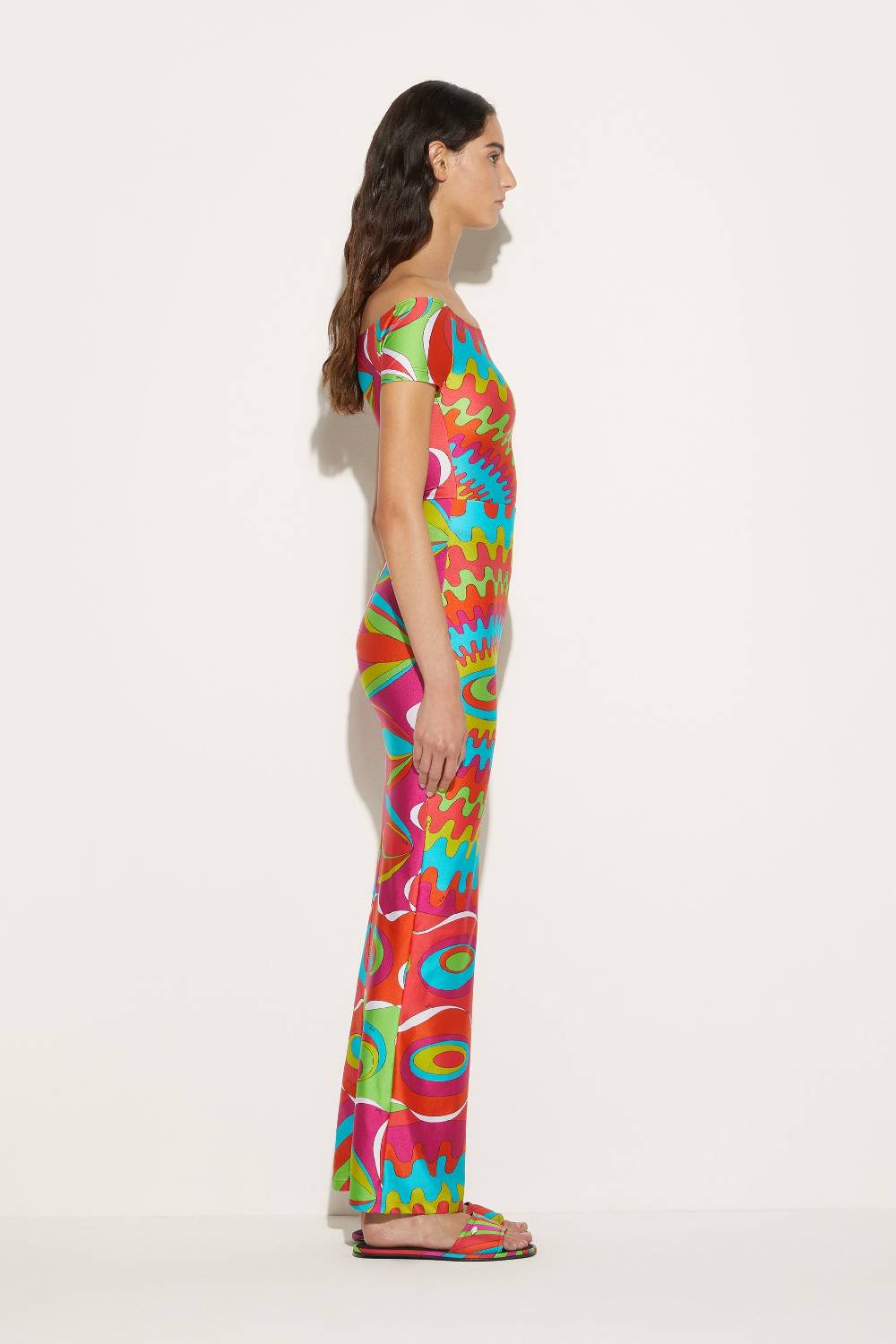 Pucci Gonna lunga con stampa Bersaglio Hotsell